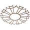 Ekena Millwork Augustus Wood Fretwork Pierced Ceiling Medallion, Walnut, 34"OD x 12"ID x 1/4"T CMWP34X34X0250AUWA - alternate 2